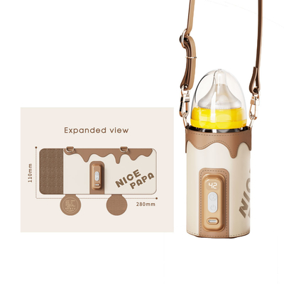 스트랩과 FDA 유아 USB 가지고 다닐 수 있는 병 더 따뜻한 여행 우유 열 관리자
