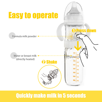 아기 우유병 PPSU에게 240 밀리람베르트 매체 플로우를 섞어서 만들어 주는 모유 공급 야외 분유