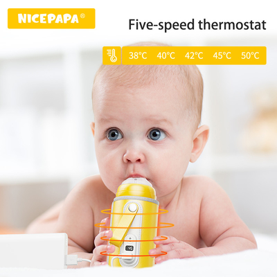 자유로운 우유 가지고 다닐 수 있는 아기 우유병 더 따뜻한 USB 표지 덮개 PVC BPA
