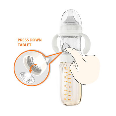 자유로운 아기 우유병 곧은 매체 플로우 BPA를 섞는 8 항공 회사 코드 글래스 밀크 분유