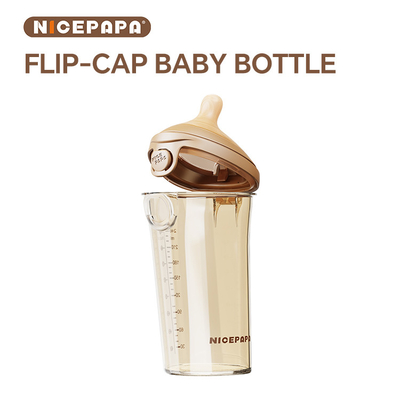 NICEPAPA FLIP-CAP PPSU 아기 병 질식 구출 Biberon 300ML 아기 포뮬러 모유 아기 아이 제품