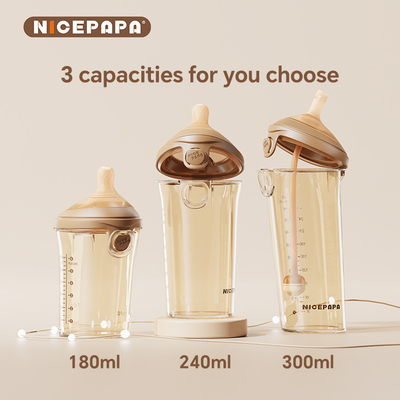 NICEPAPA FLIP-CAP PPSU 아기 병 질식 구출 Biberon 300ML 아기 포뮬러 모유 아기 아이 제품