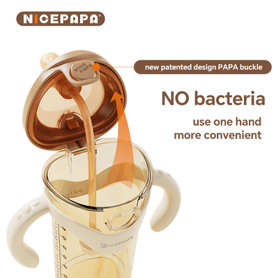 NICEPAPA FLIP-CAP PPSU 아기 병 질식 구출 Biberon 300ML 아기 포뮬러 모유 아기 아이 제품
