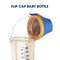 트라이앵글 PPSU 플립 캡 아기 우유병 매체 플로우 BPA 자유 급식 병