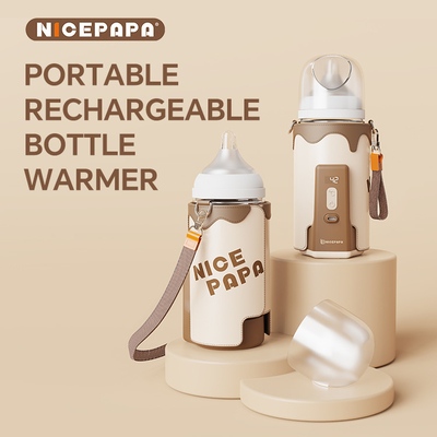 NICEPAPA 핫 셀러 PU 전기 테르모스 병 집합 야외 밤 단열 90% 아기 병 컵에 적합